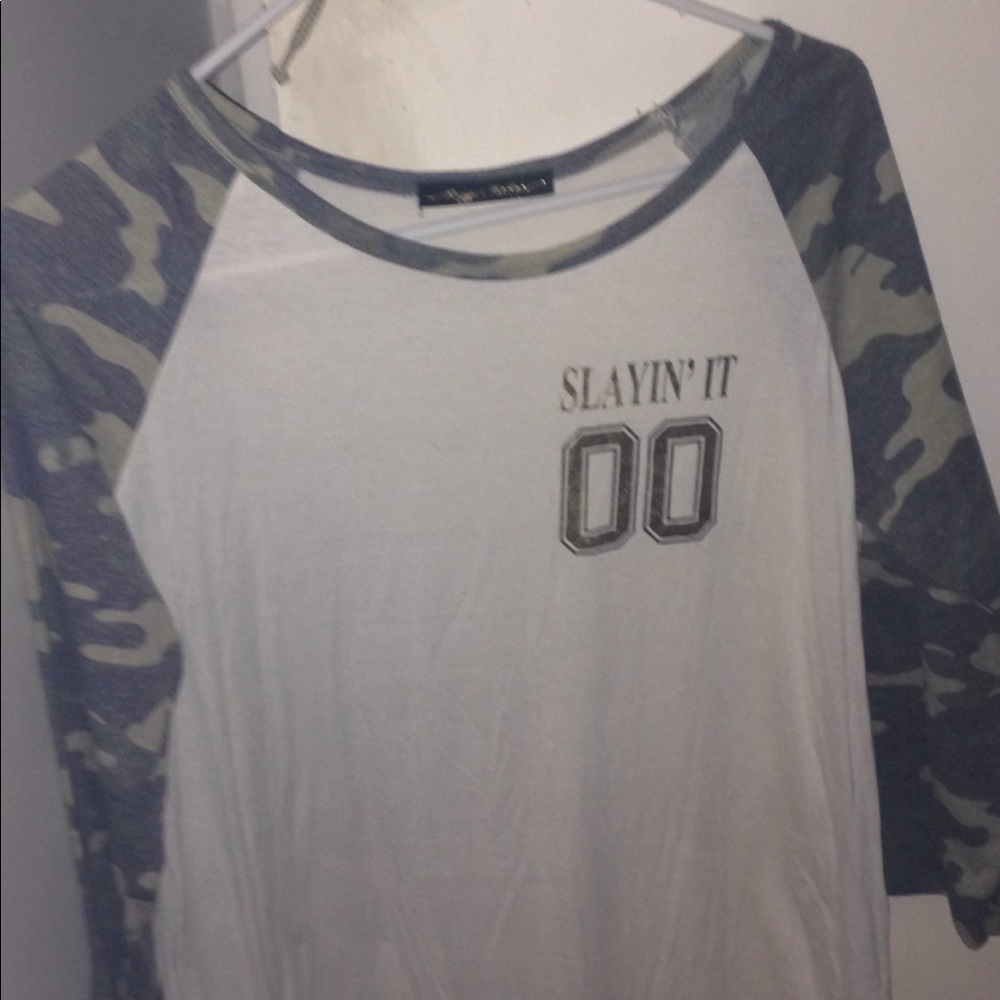 Cute camo slayin it tee